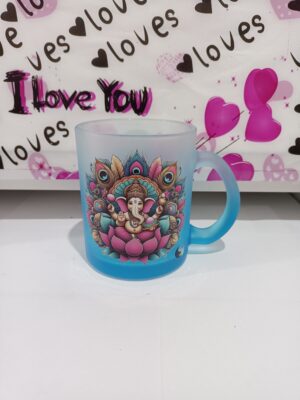 Taza Ghanesa Azul