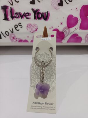 Llavero Amethyst Flower