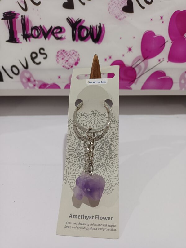Llavero Amethyst Flower