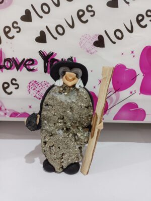 Bruja de Pirita con turmalina y palo santo